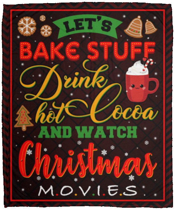 Christmas Holiday Sherpa Fleece Blanket