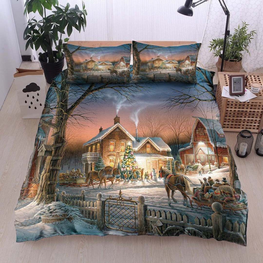 Christmas Horse Bedding Set