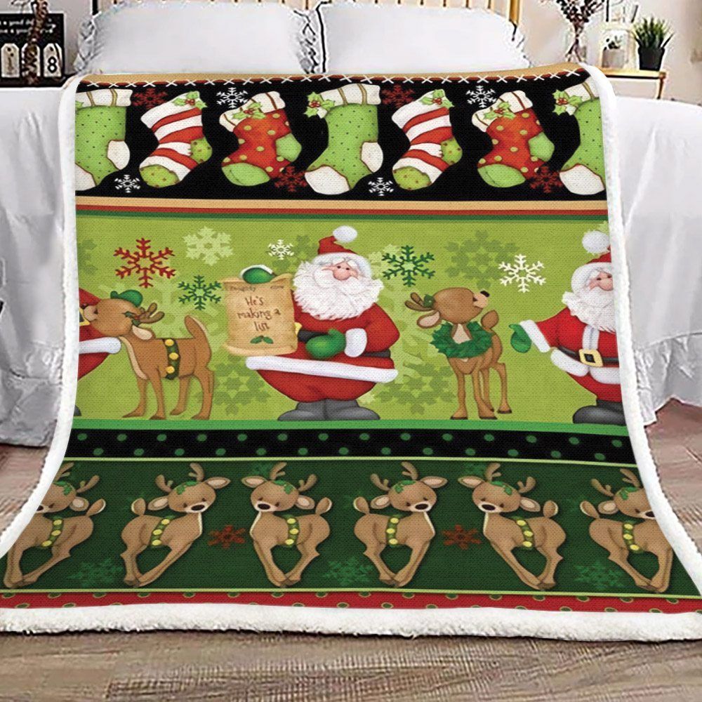 Christmas Sherpa Fleece