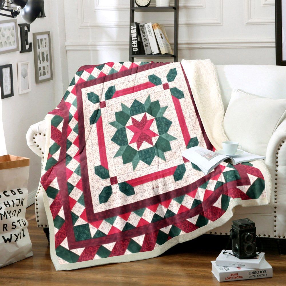 Christmas Sherpa Fleece Blanket
