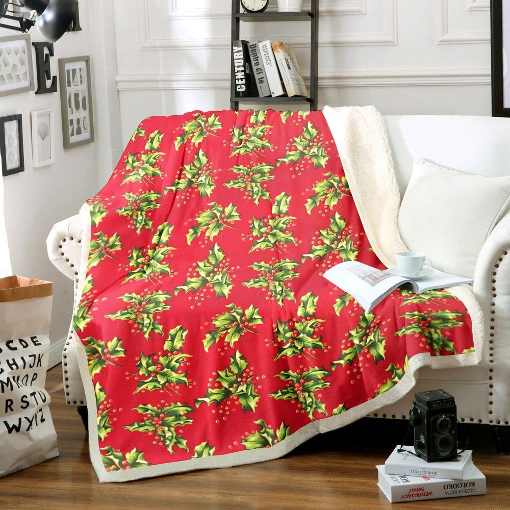 Christmas Sherpa Fleece Blanket
