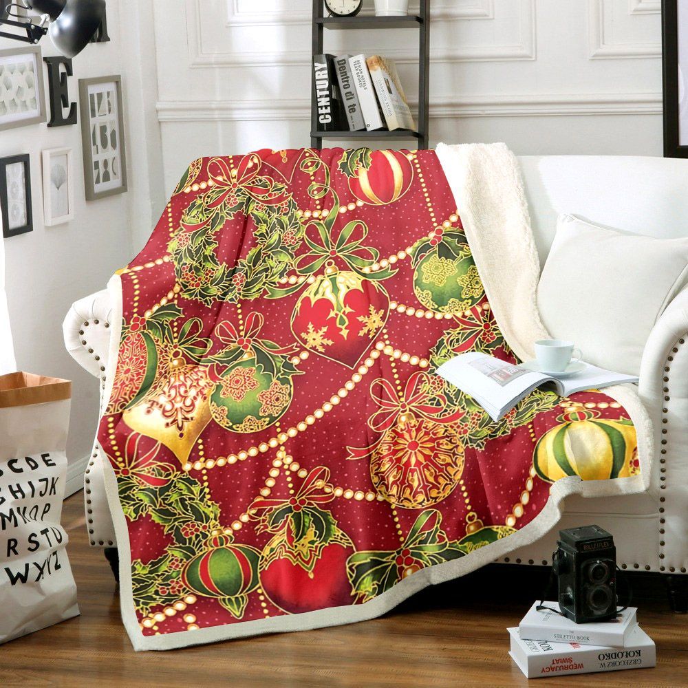 Christmas Sherpa Fleece Blanket