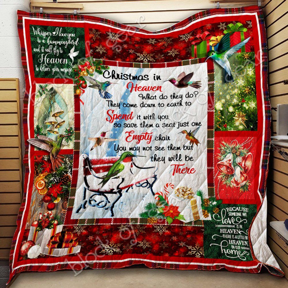 Christmas In Heaven Hummingbird Quilt Thh1242 Dhc11122585Dd