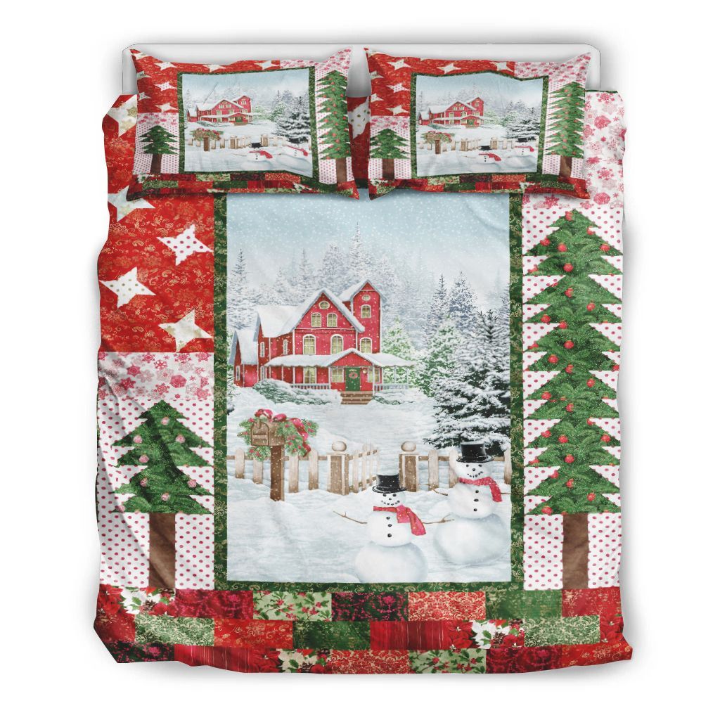 Christmas In Winter Land Bedding Set