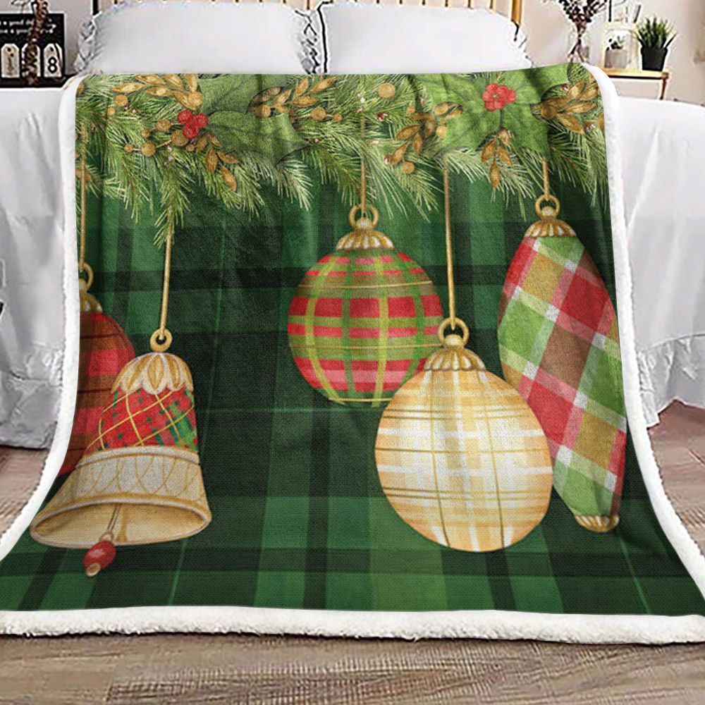 Christmas Light Sherpa Fleece Blanket
