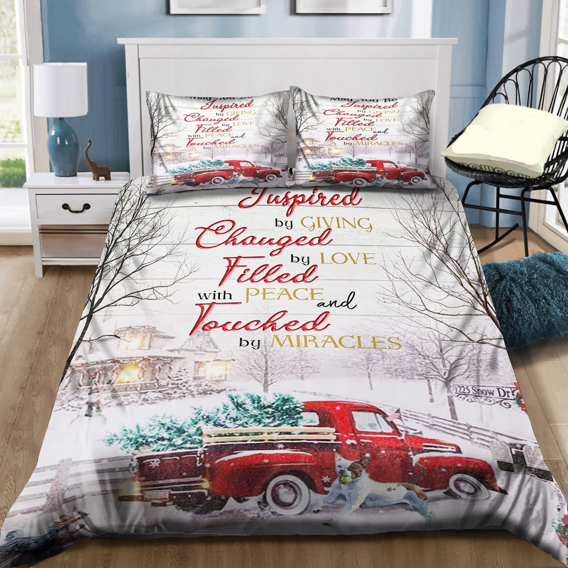 Christmas May You Be Bedding Set