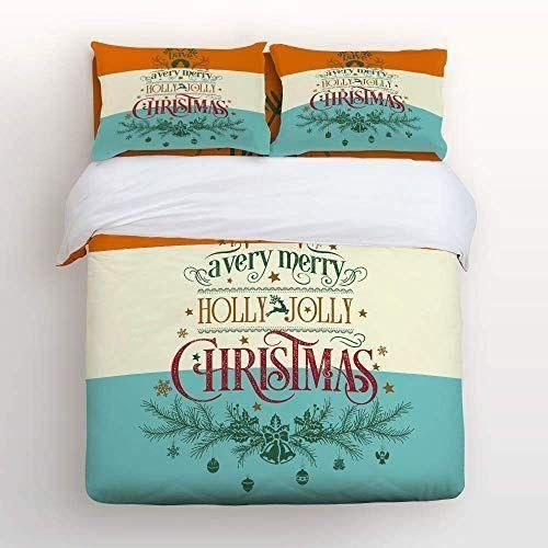 Christmas Mery Holly Jolly Bedding Set