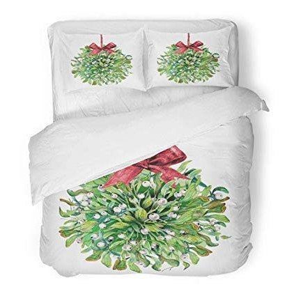 Christmas Mistletoe Bedding Set