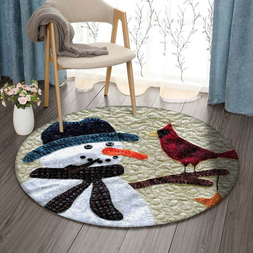 Christmas Round Carpet