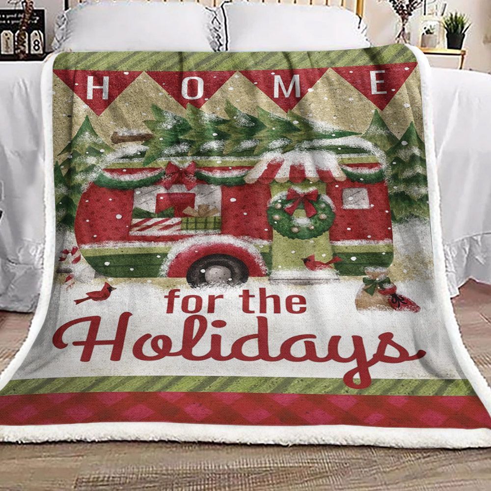 Christmas Sherpa Fleece Blanket