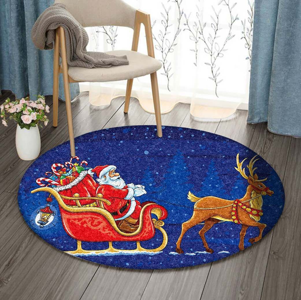 Christmas Round Carpet