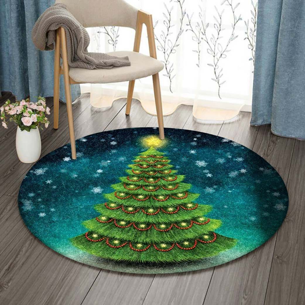 Christmas Round Carpet