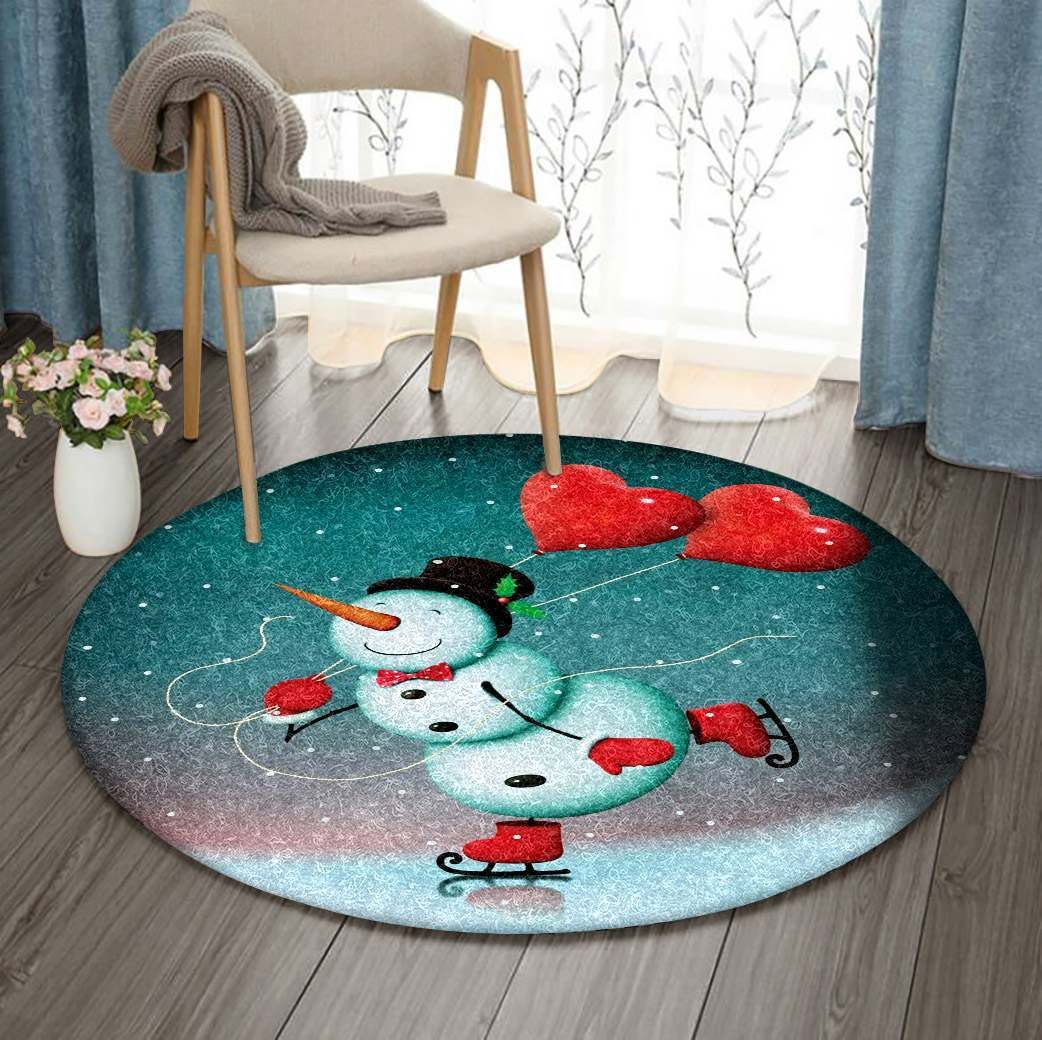 Christmas Round Carpet