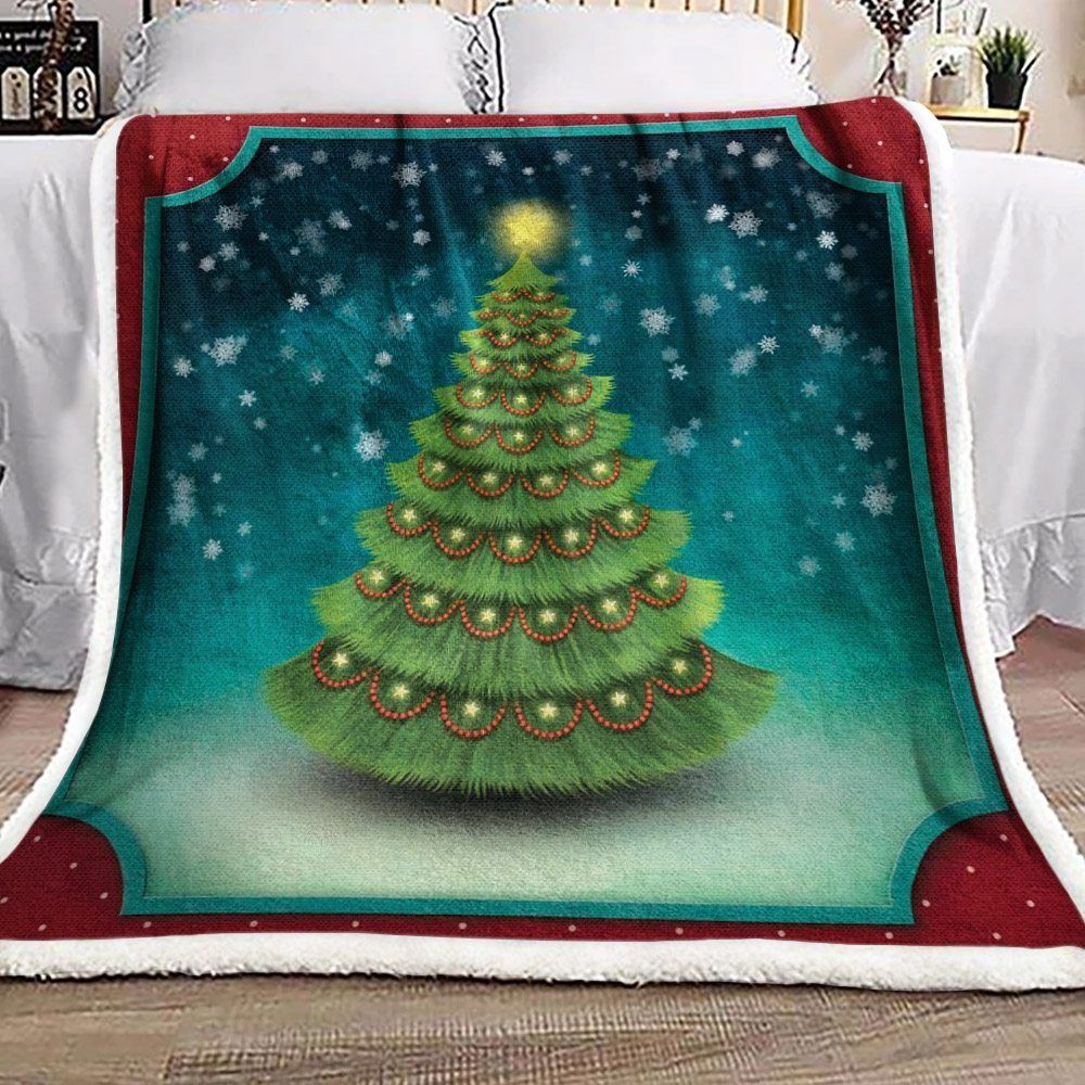 Christmas Sherpa Fleece Blanket