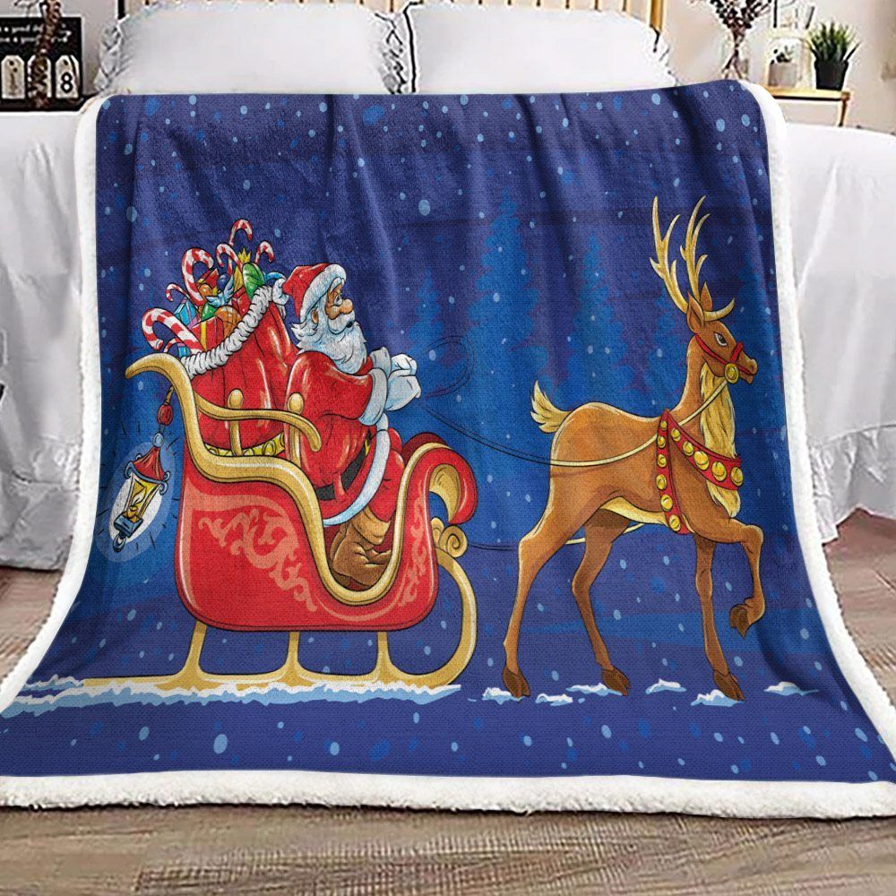 Christmas Sherpa Fleece Blanket