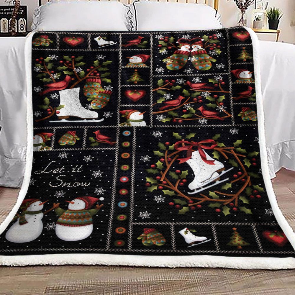 Christmas Sherpa Fleece Blanket