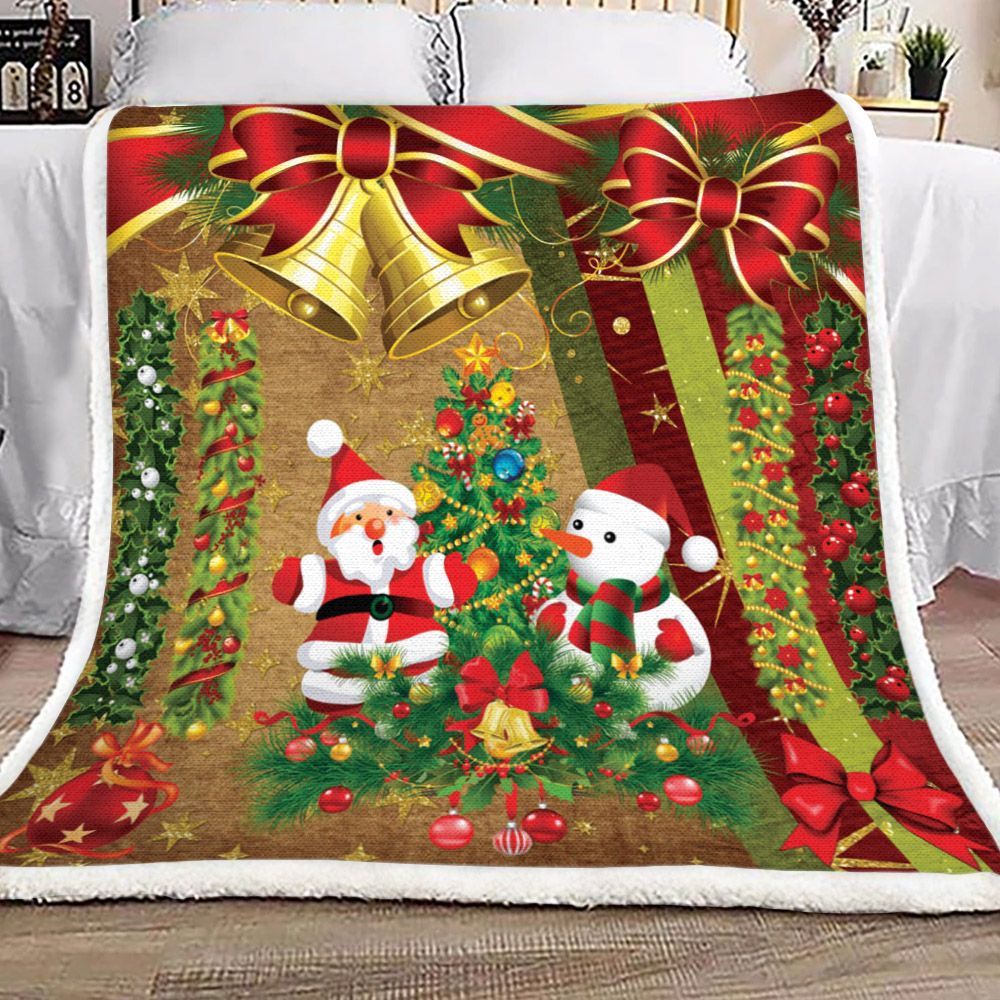 Christmas Sherpa Fleece Blanket