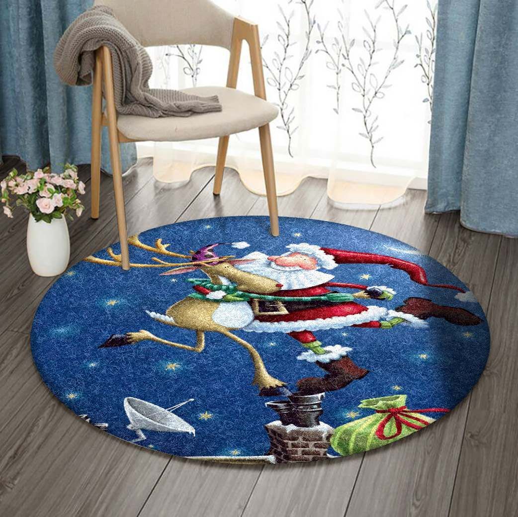 Christmas Round Carpet