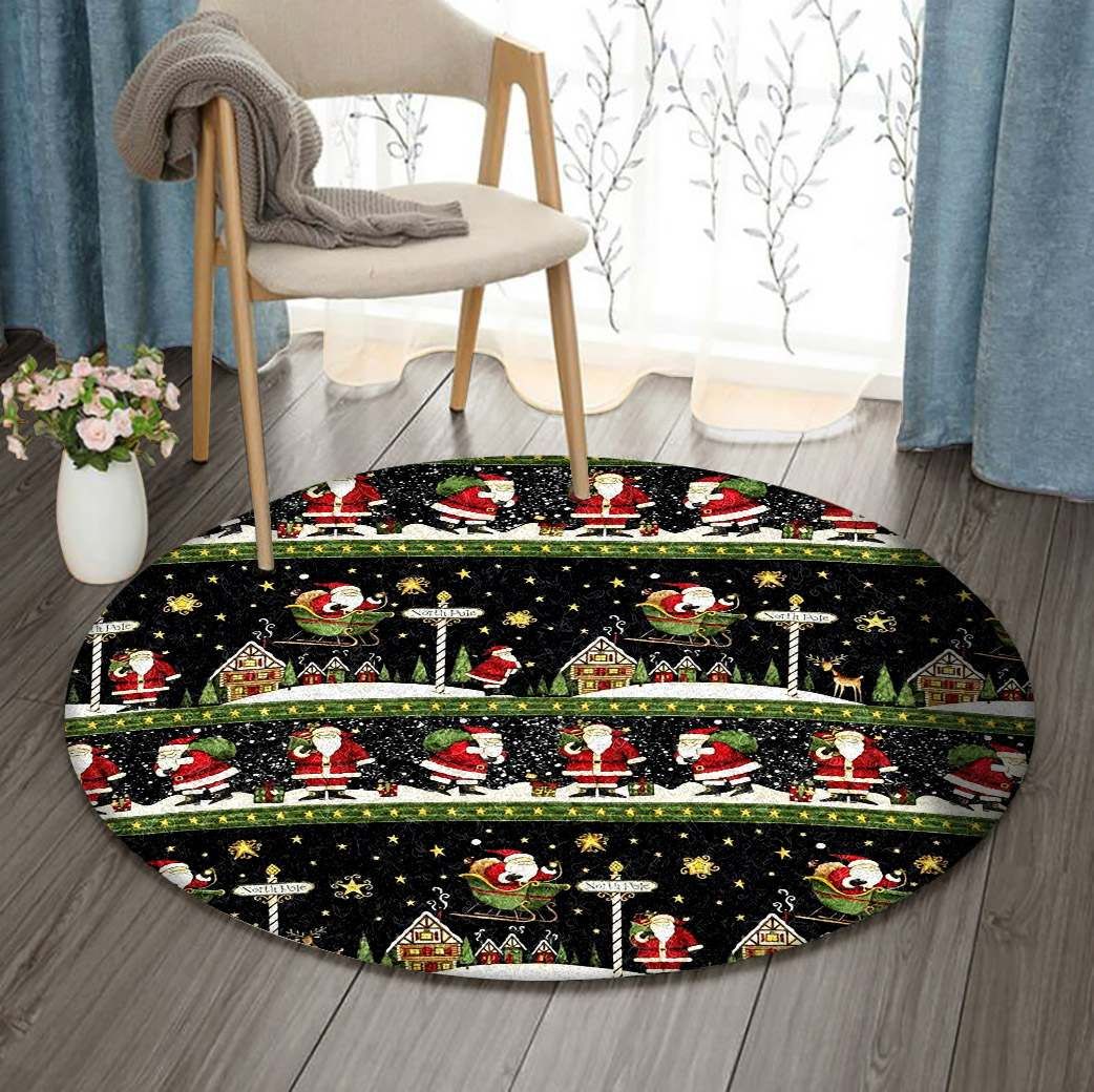 Christmas Round Carpet
