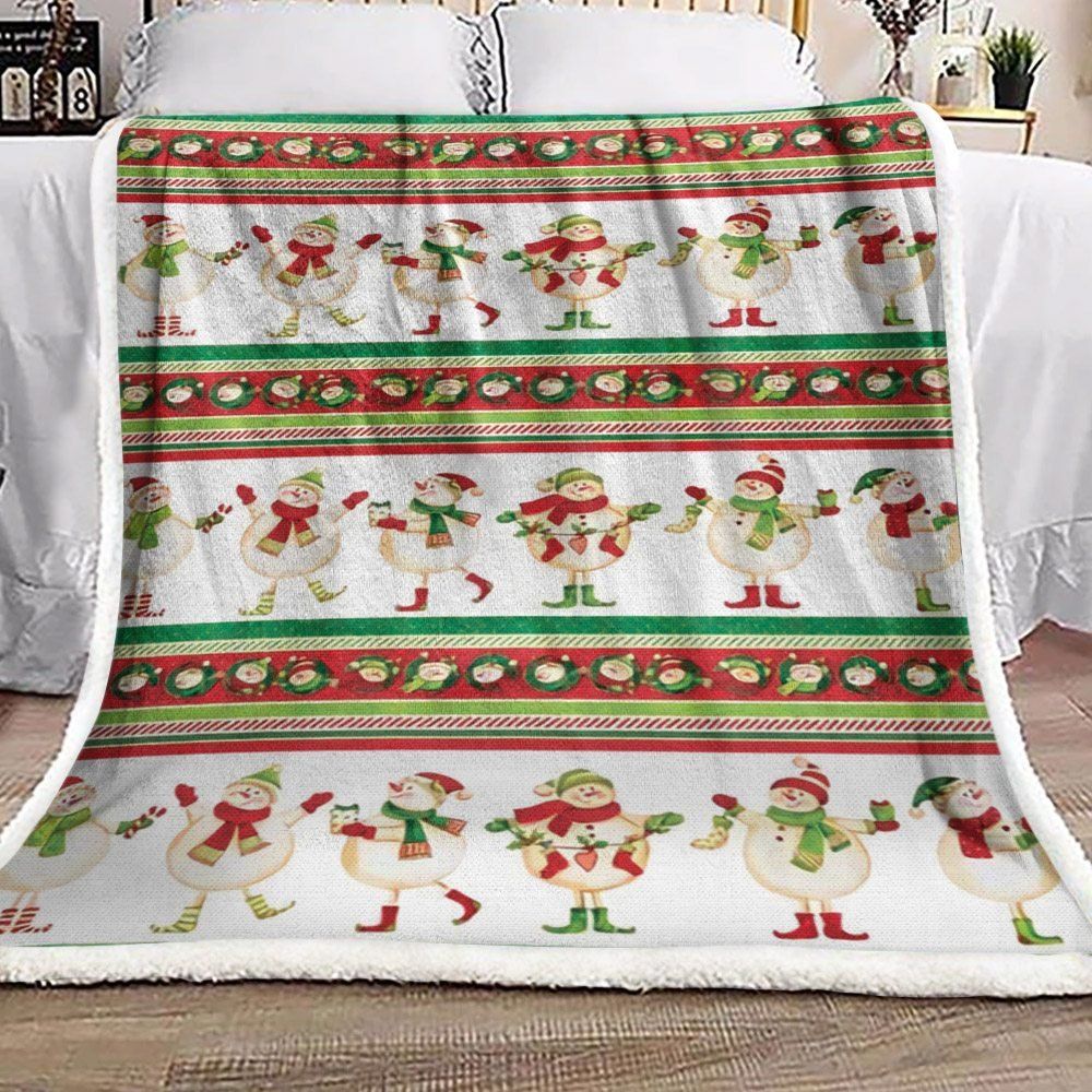 Christmas Sherpa Fleece Blanket