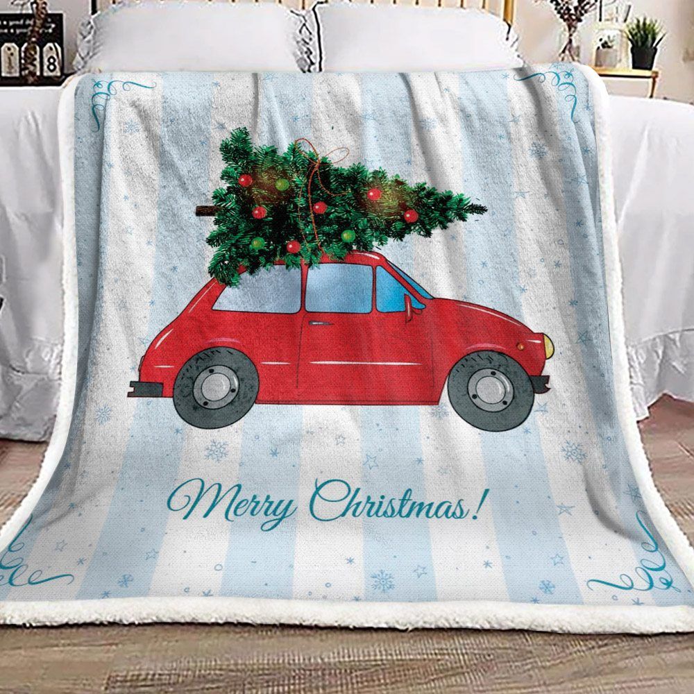 Christmas Sherpa Fleece Blanket