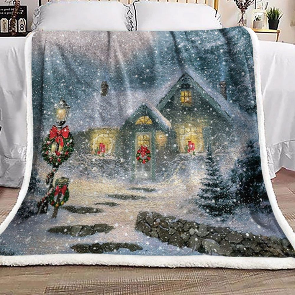 Christmas Sherpa Fleece Blanket