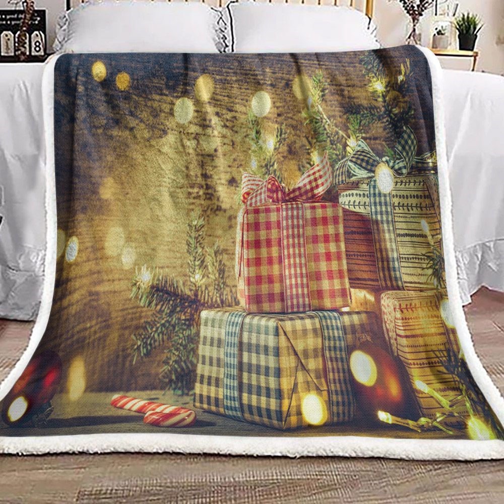 Christmas Sherpa Fleece Blanket