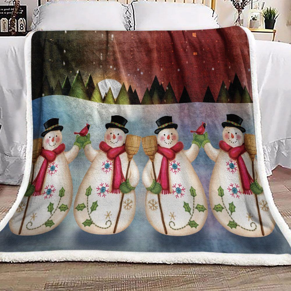 Christmas Sherpa Fleece Blanket