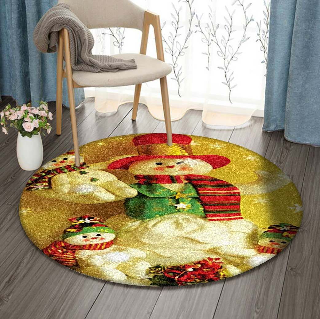 Christmas Round Carpet