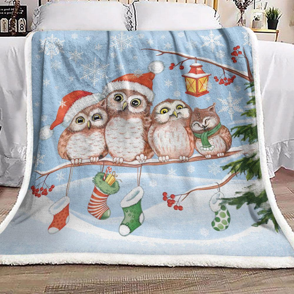 Christmas Sherpa Fleece Blanket