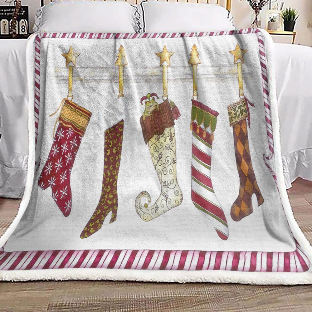 Christmas Sherpa Fleece Blanket