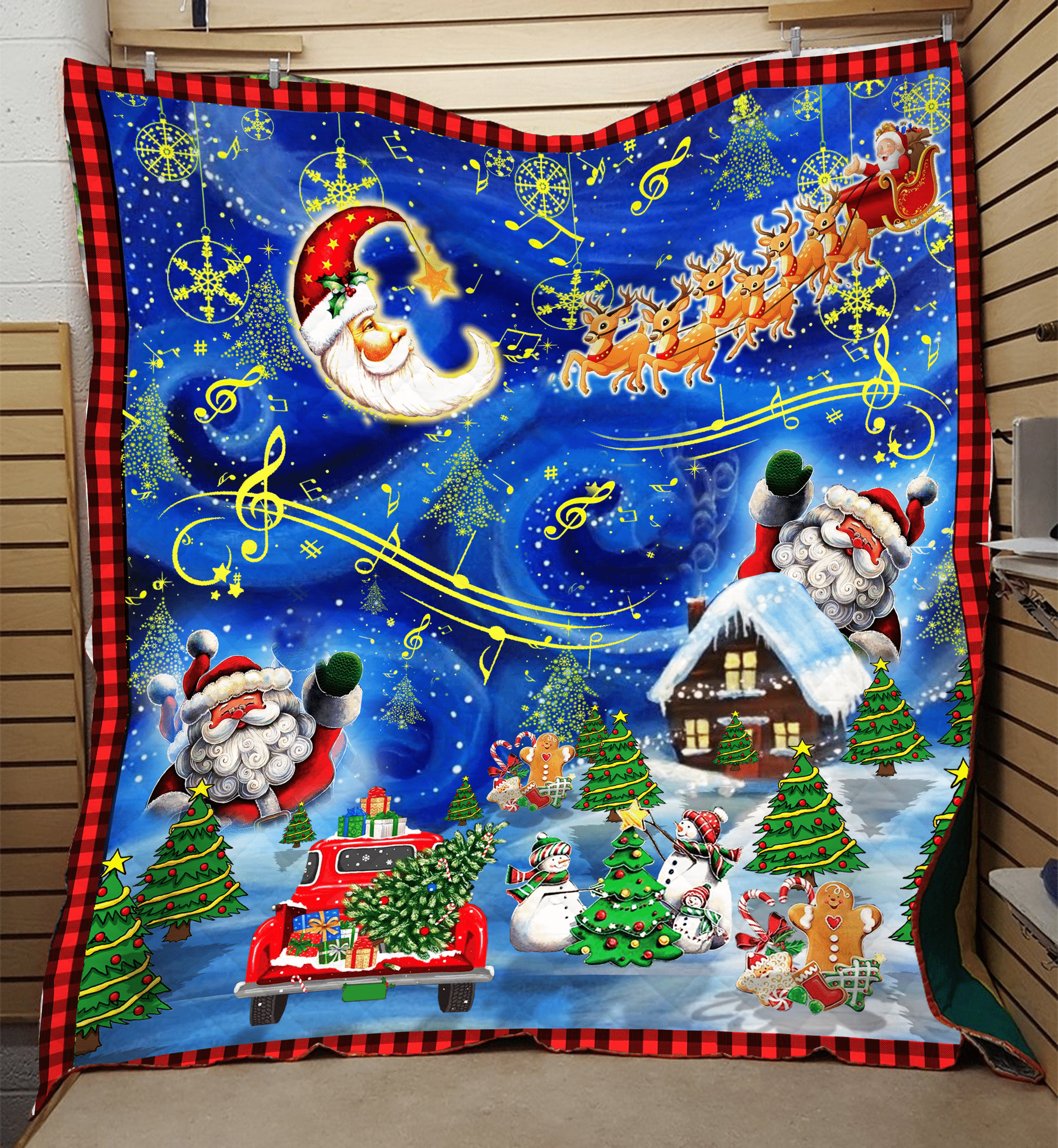 Christmas Night Fleece Blanket
