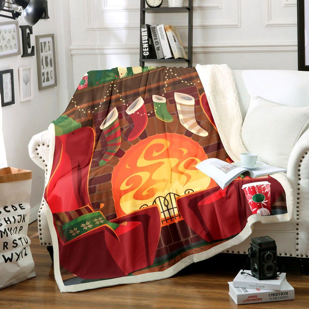 Christmas NigHT1212032TT Sherpa Fleece Blanket