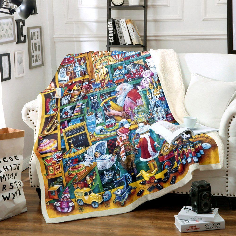 Christmas Sherpa Fleece