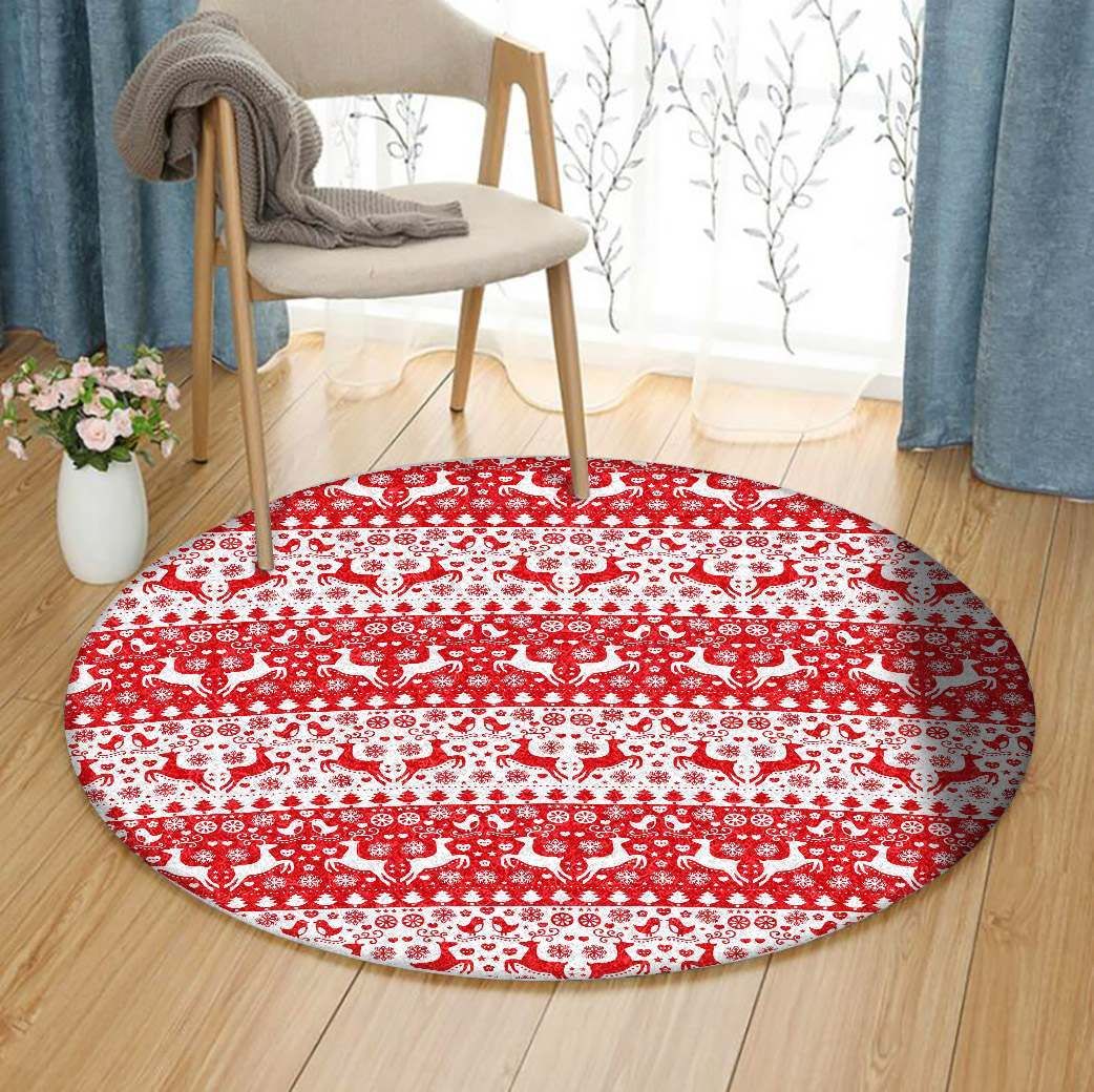 Christmas Round Carpet