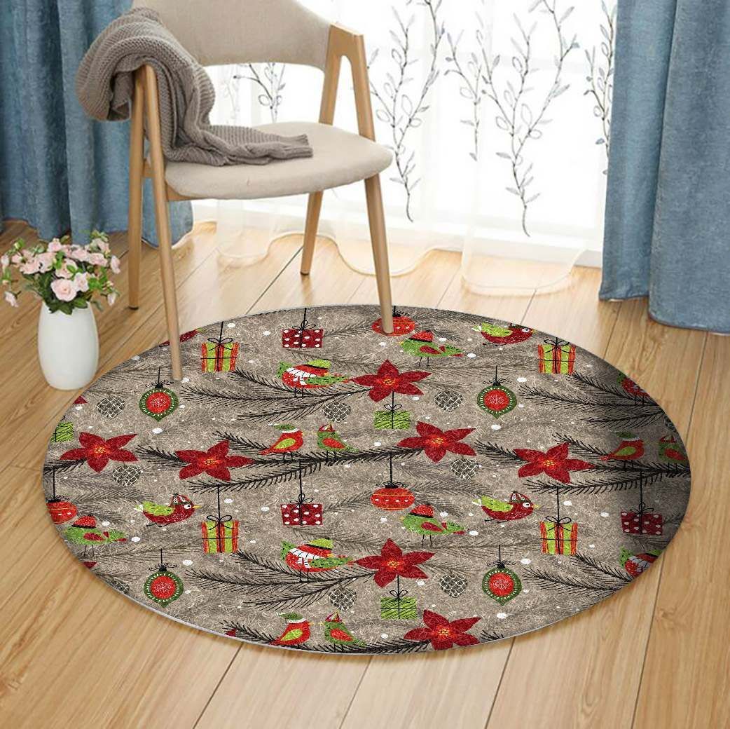 Christmas Round Carpet