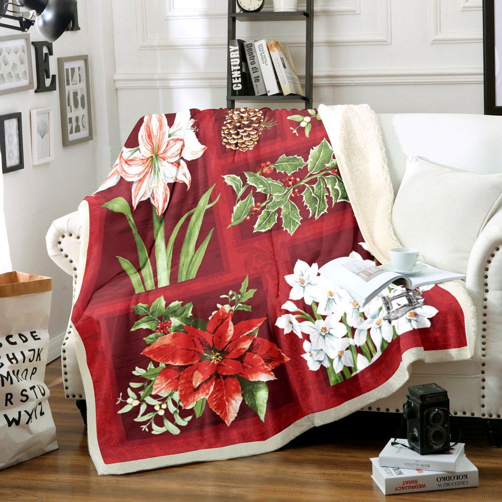 Christmas Sherpa Fleece Blanket