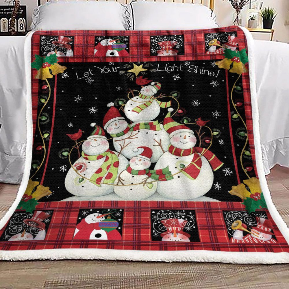 Christmas Sherpa Fleece Blanket