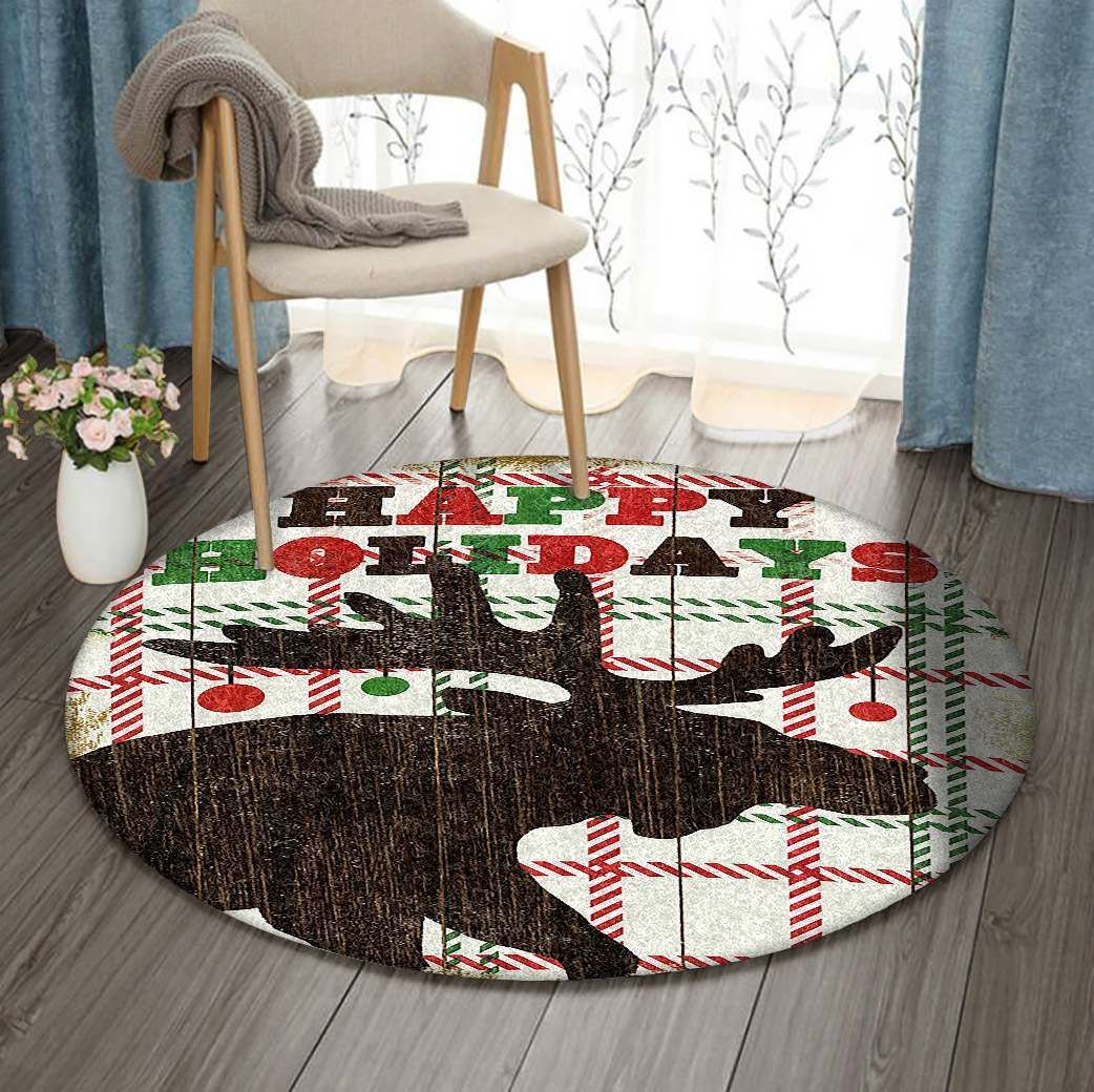 Christmas Round Carpet