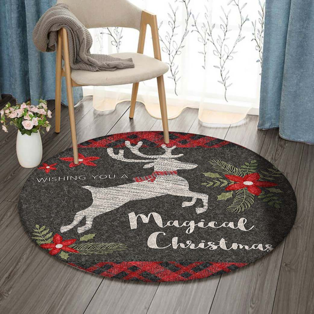 Christmas Round Carpet