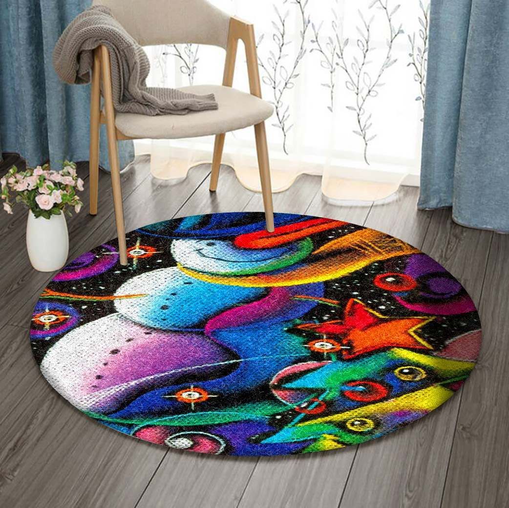 Christmas Round Carpet