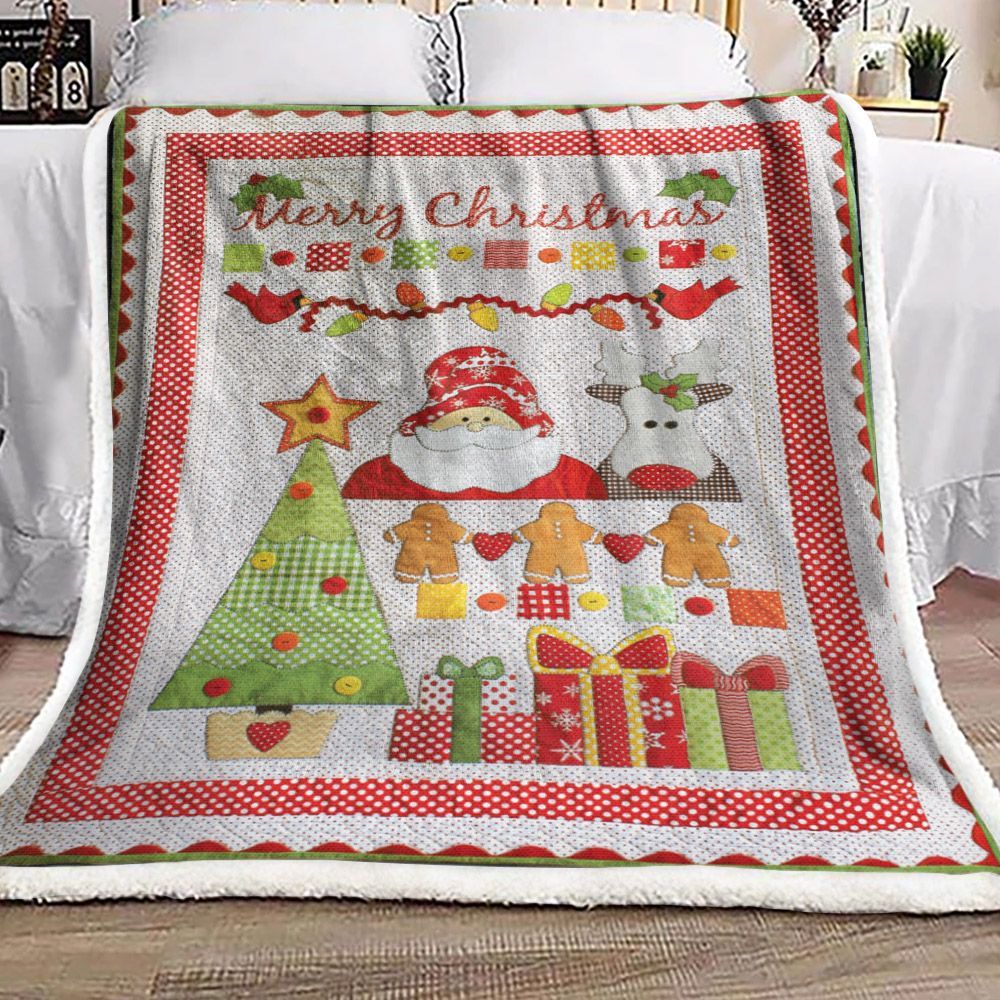 Christmas Sherpa Fleece Blanket
