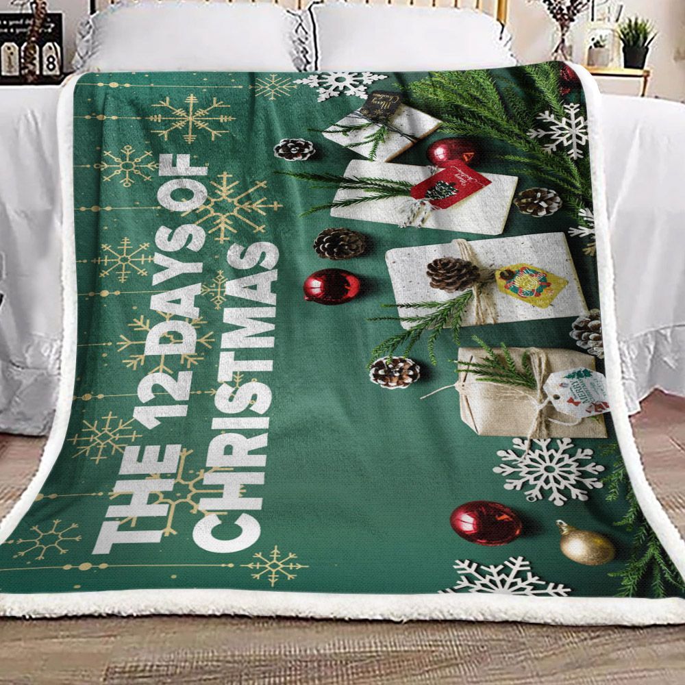 Christmas Sherpa Fleece Blanket