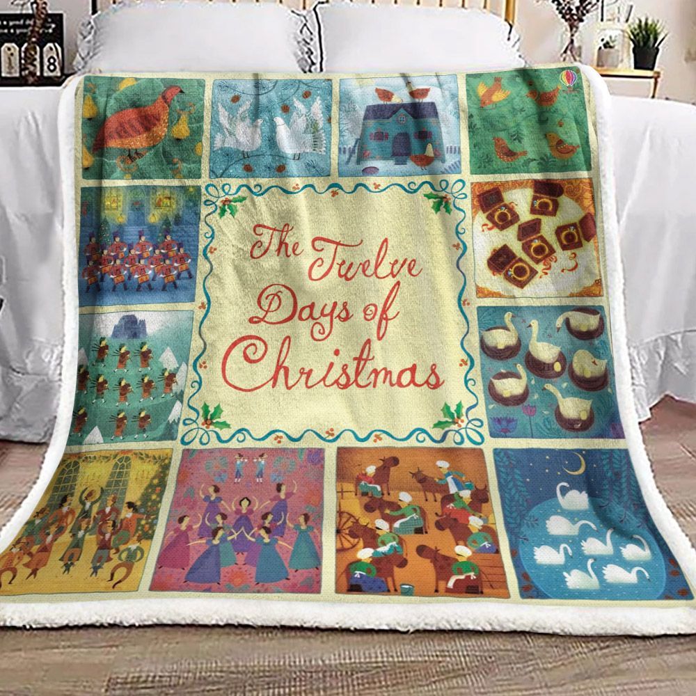 Christmas Sherpa Fleece Blanket