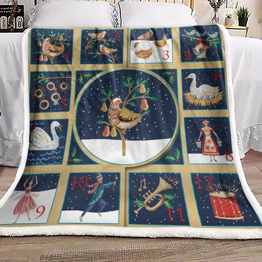 Christmas Sherpa Fleece Blanket