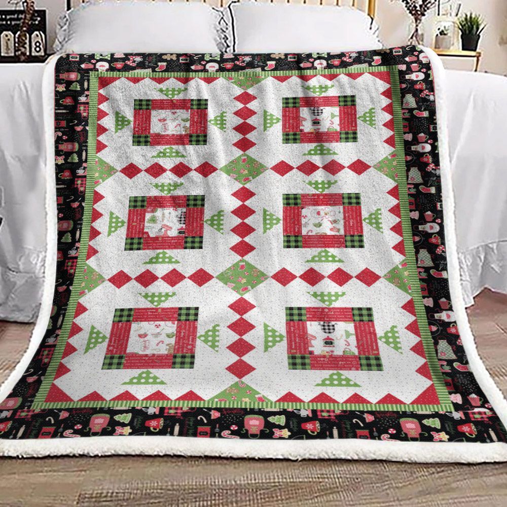 Christmas Sherpa Fleece Blanket
