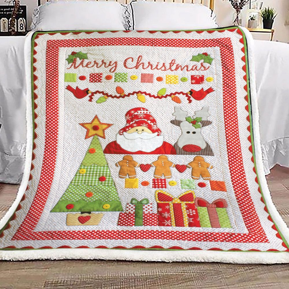 Christmas Sherpa Fleece Blanket
