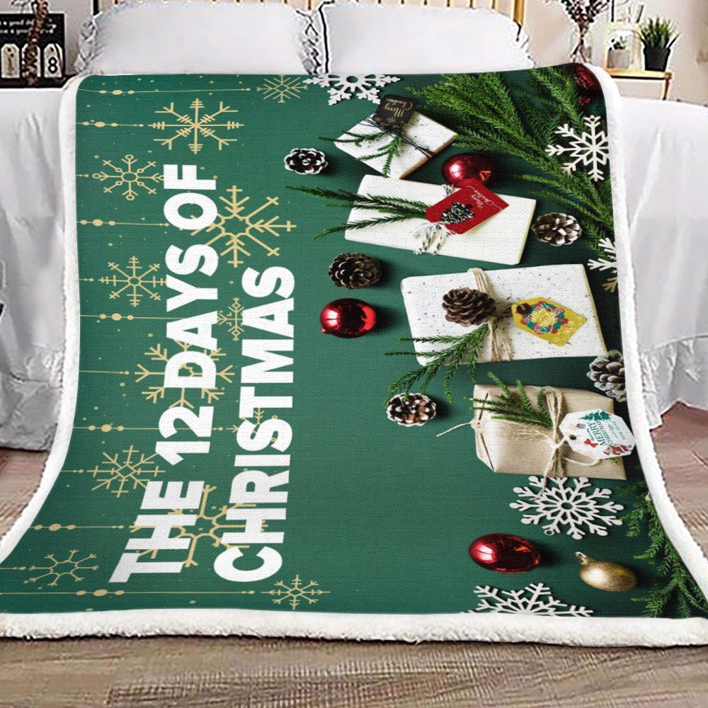 Christmas Sherpa Fleece Blanket