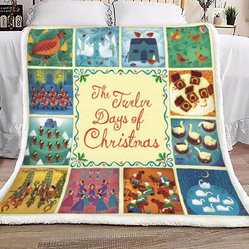 Christmas Sherpa Fleece Blanket