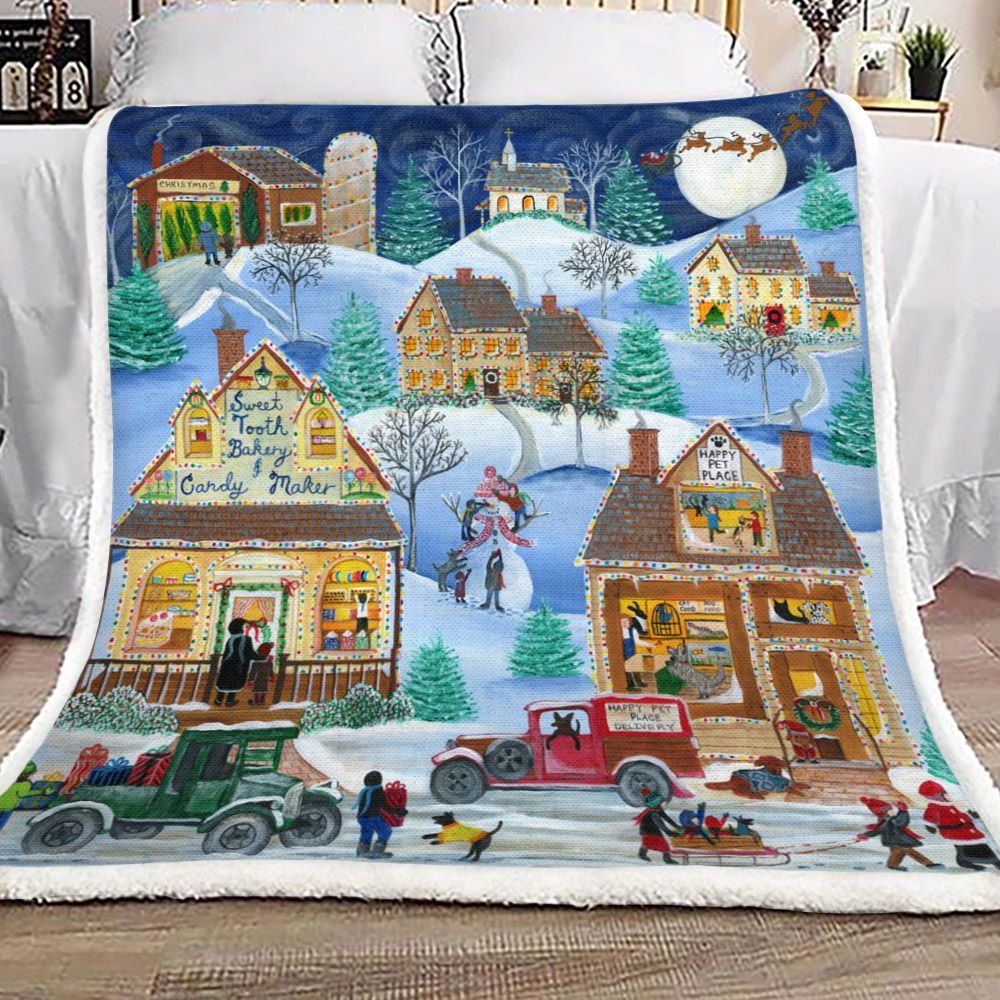 Christmas Sherpa Fleece Blanket